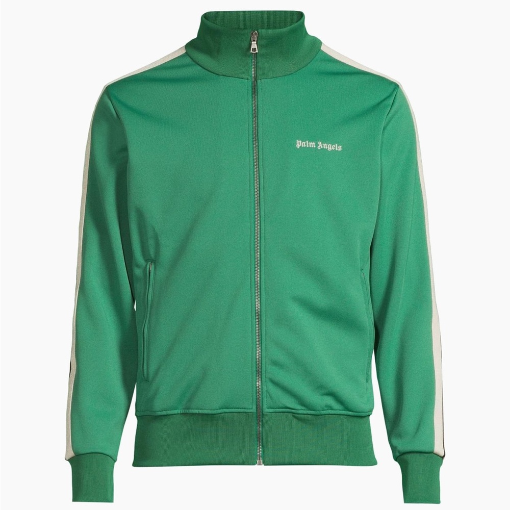 Palm Angels Classic Logo Track Jacket Forest Green Men’s Small